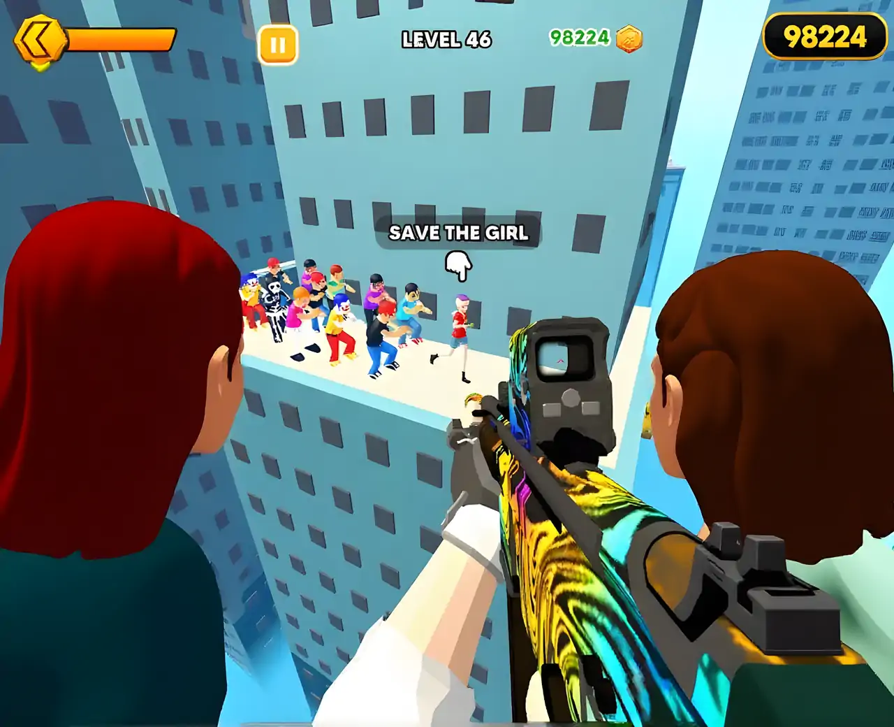 直升机救了这个女孩