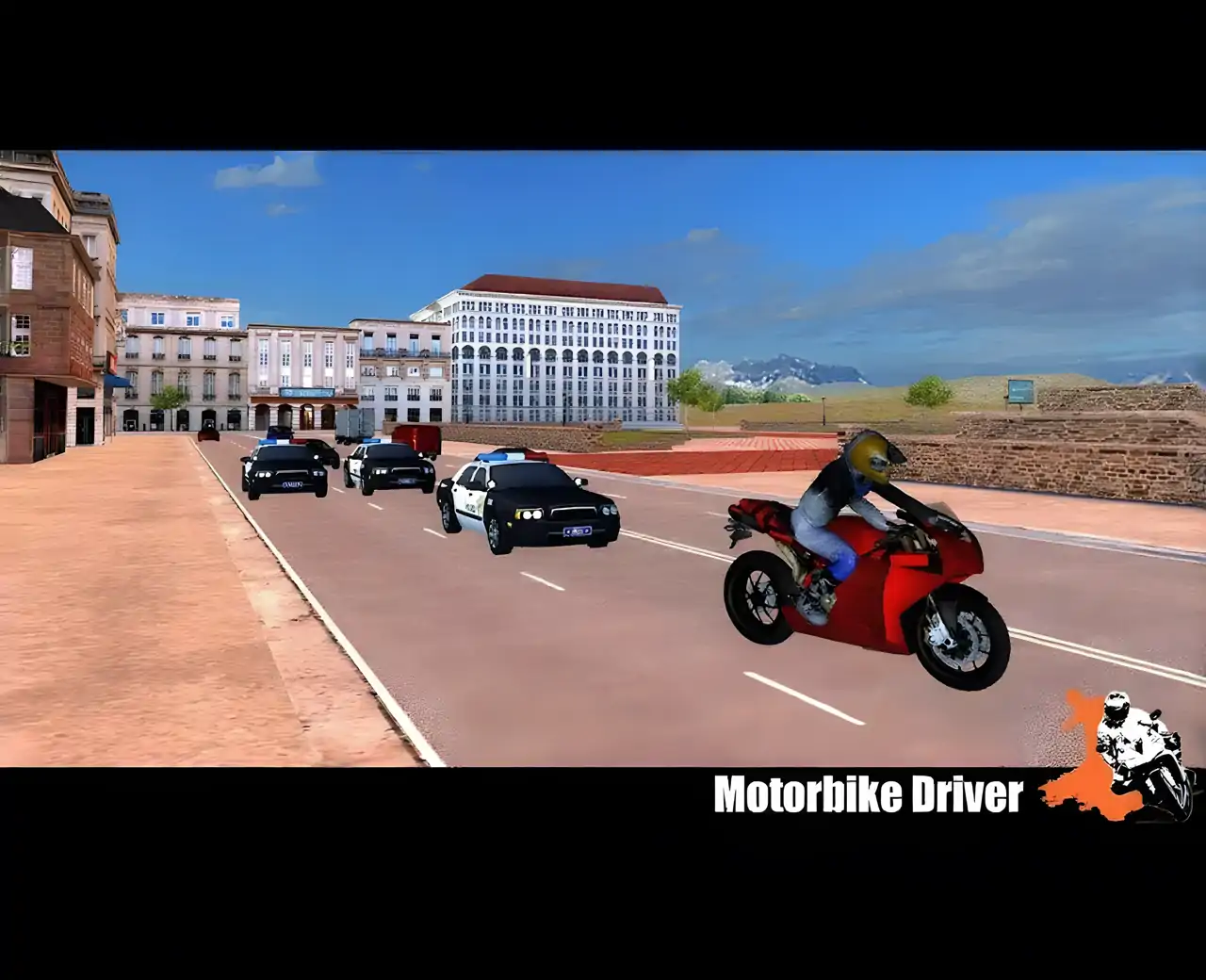 自行车警察追逐越野摩托车模拟器极端坡道