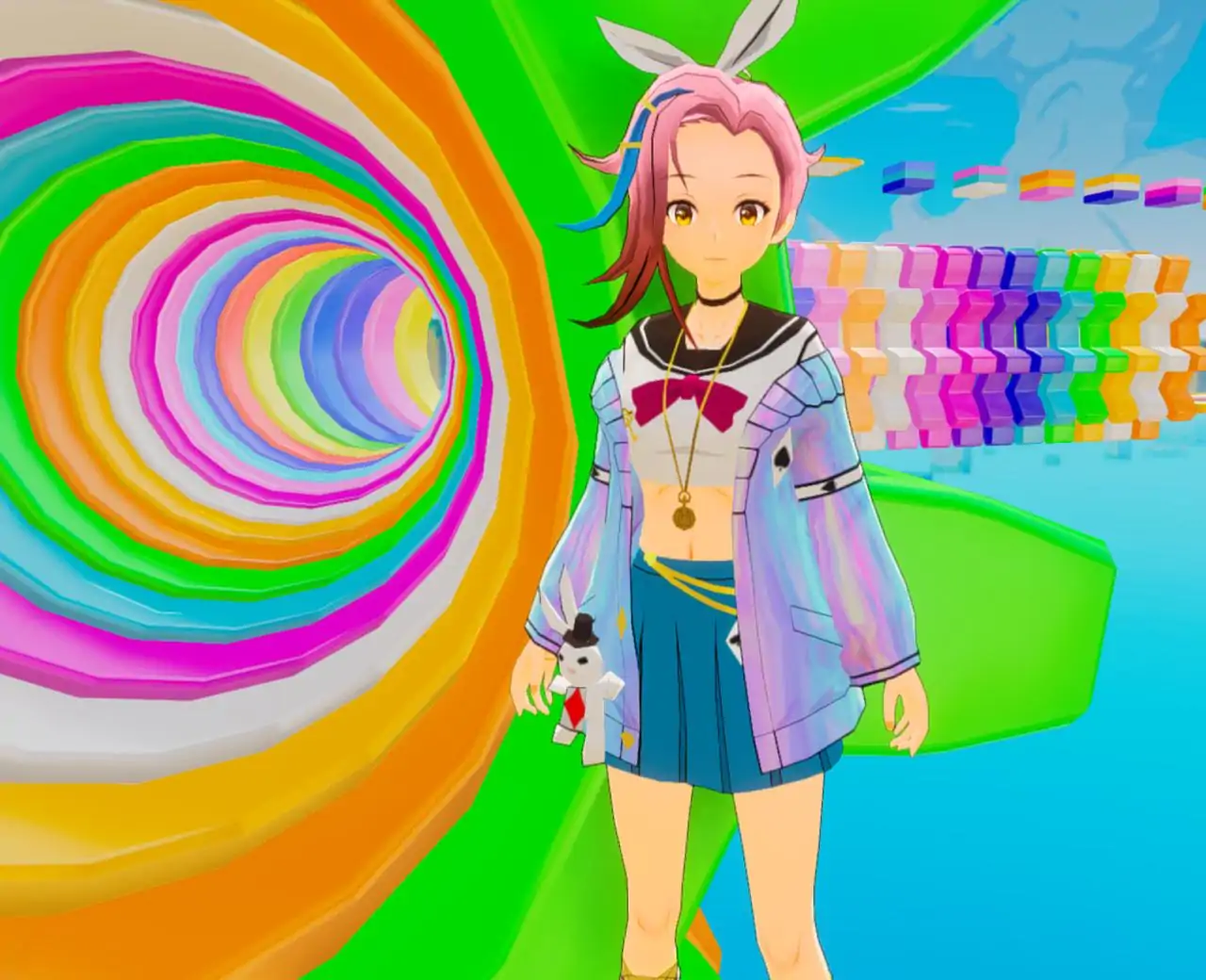 精灵少女换装跑酷