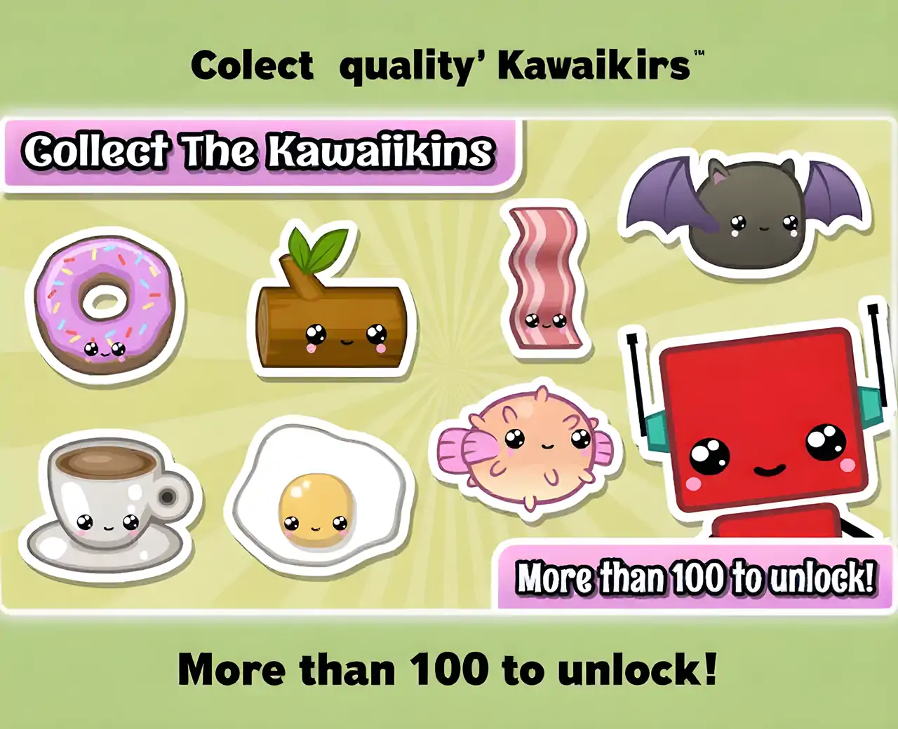 kawaii幻灯片。