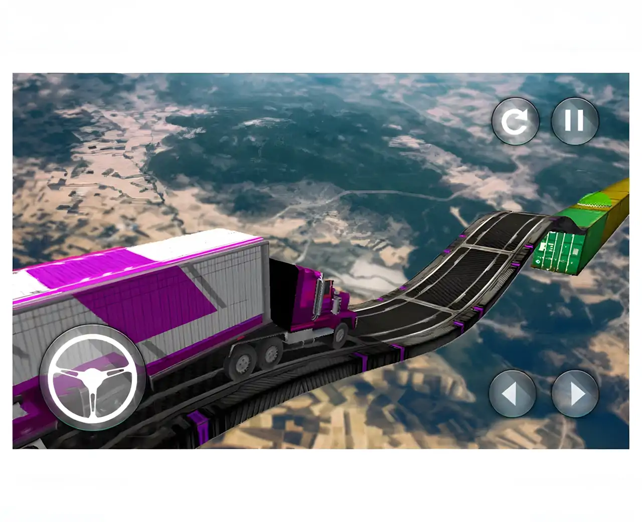 不可能的轨道货运卡车驾驶3D