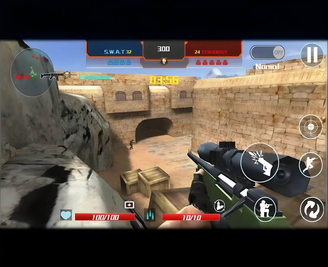 全民枪战射击联网游戏:FPS多人在线反恐游戏