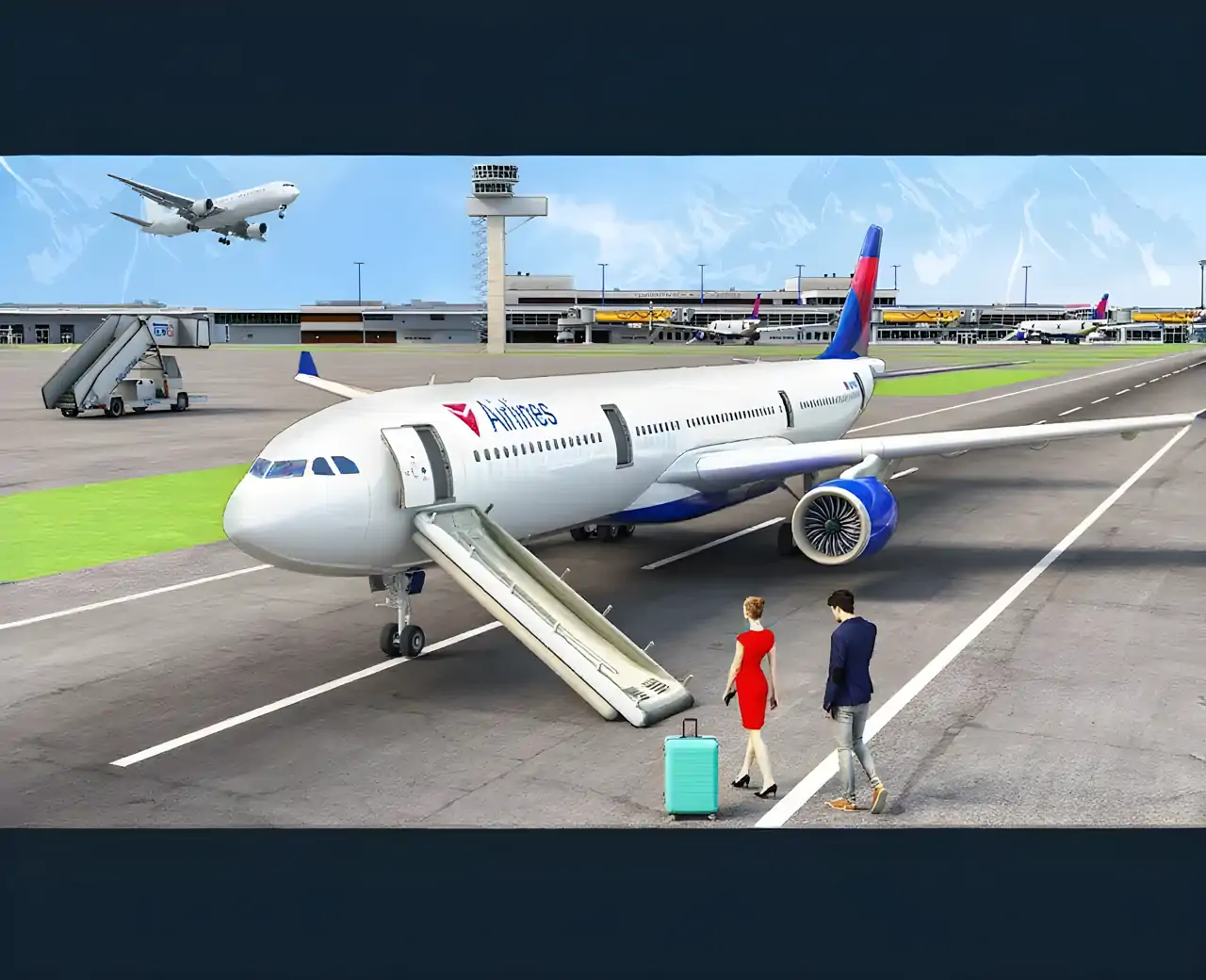 城市飞机飞行模拟器