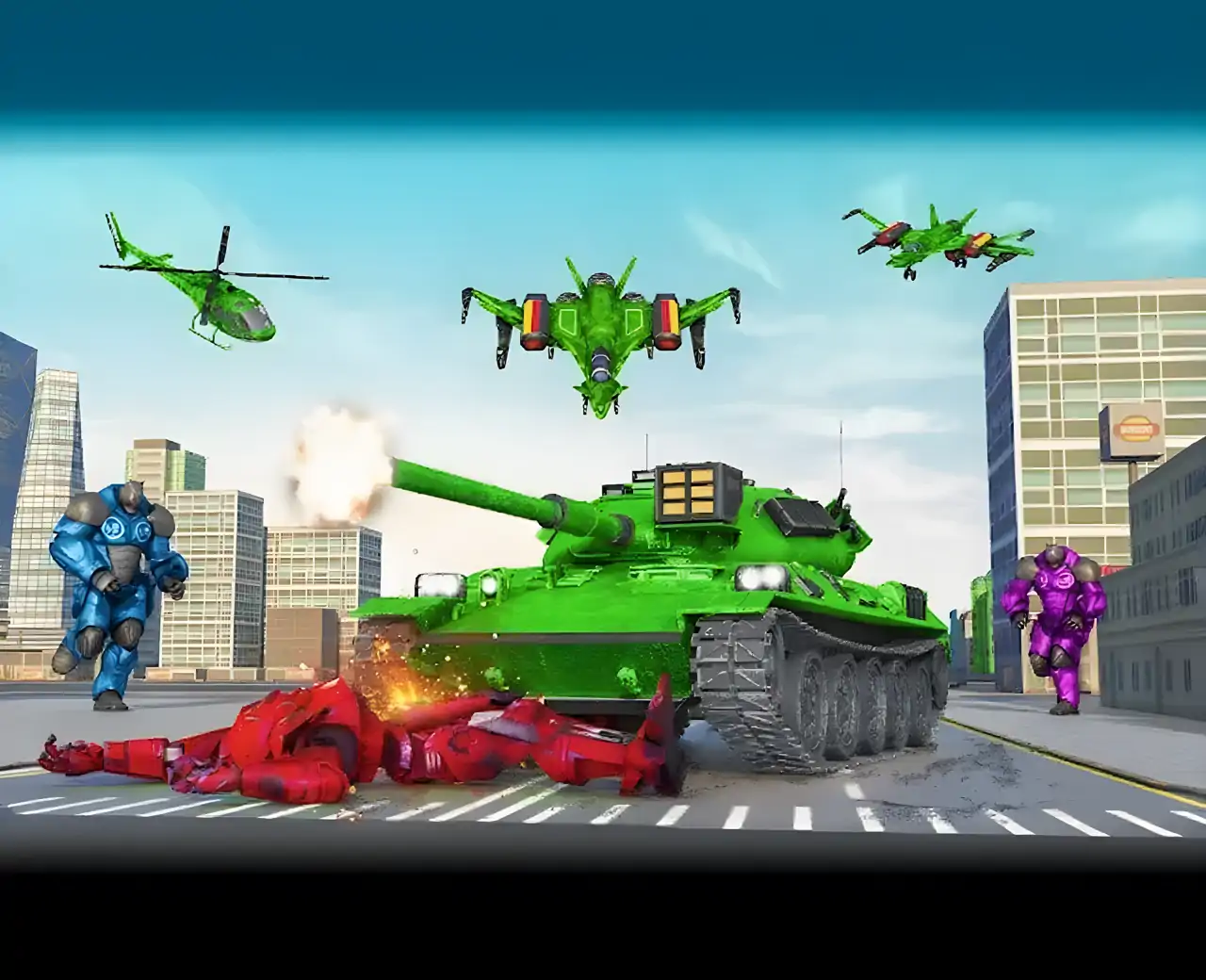 陆军汽车机器人：汽车游戏