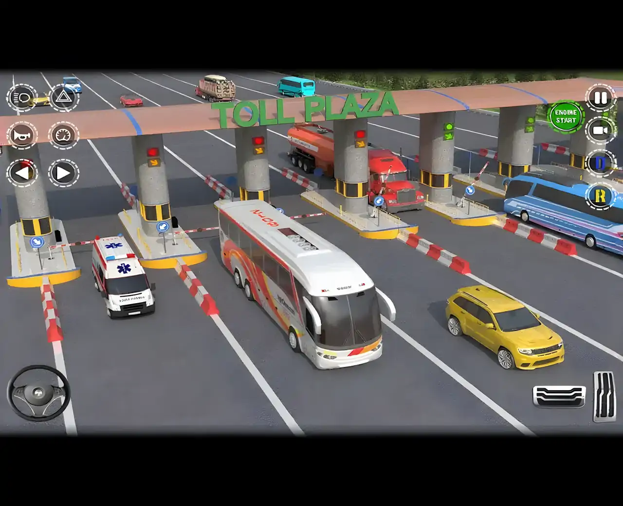 城市公交车教练驾驶游戏