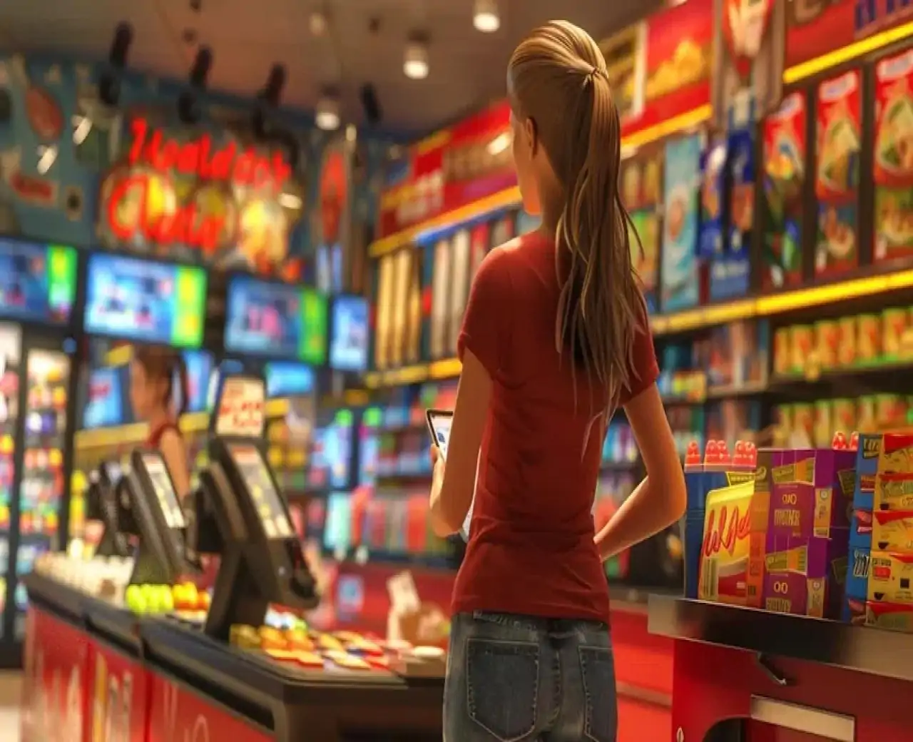 超市收银商城游戏