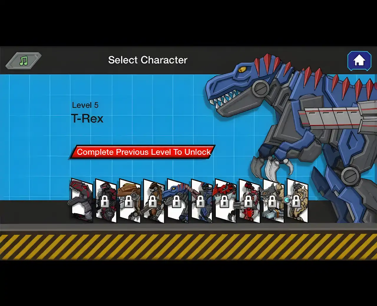 机器暴龙霸王龙的进攻