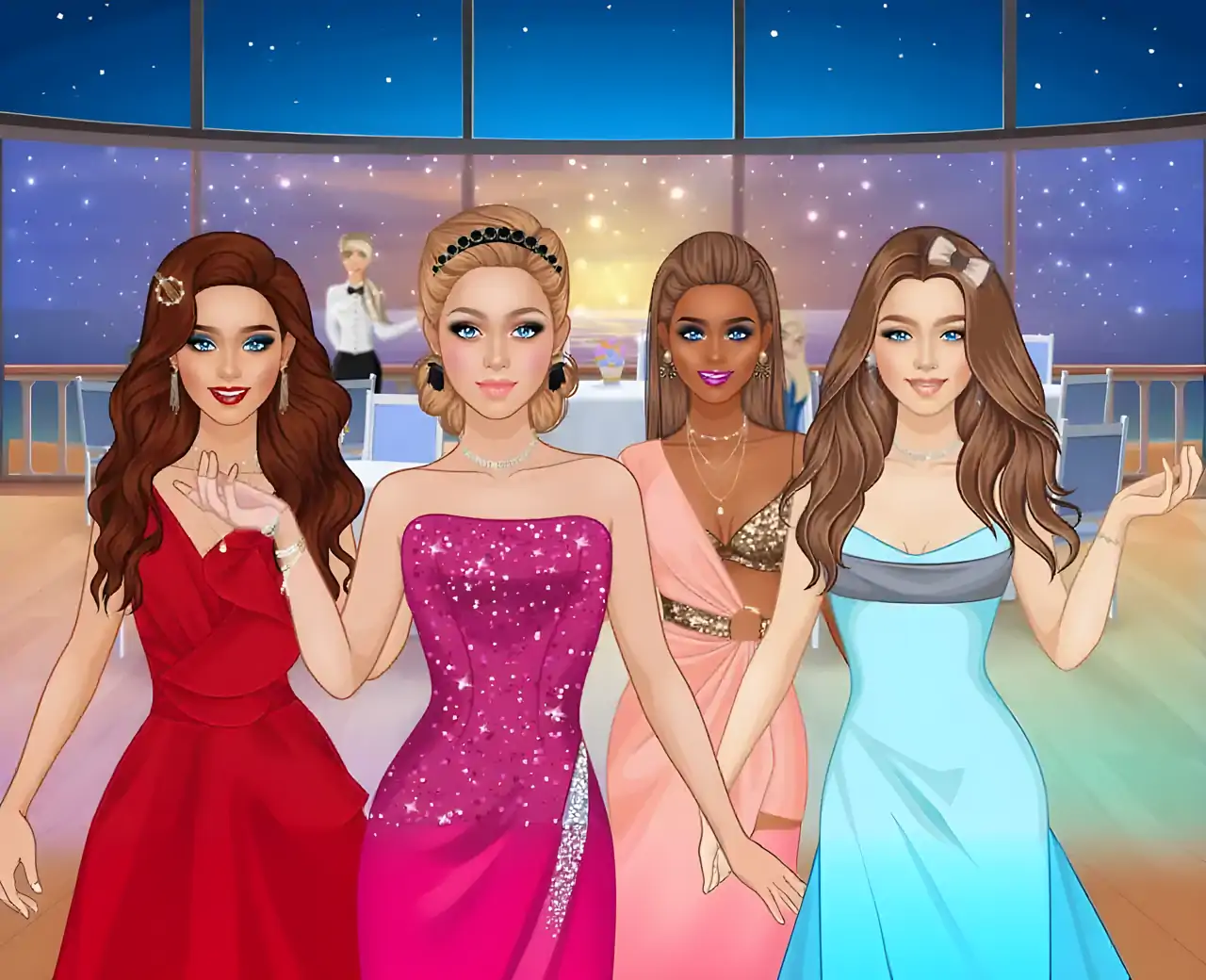 周末购物：化妆和打扮