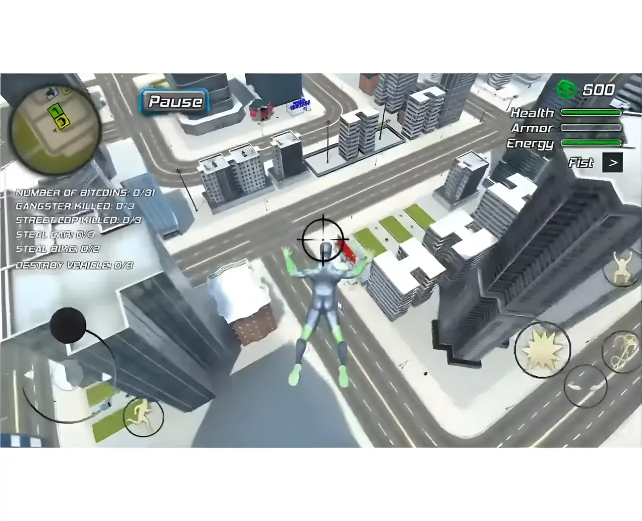 蜘蛛绳飞行城市英雄