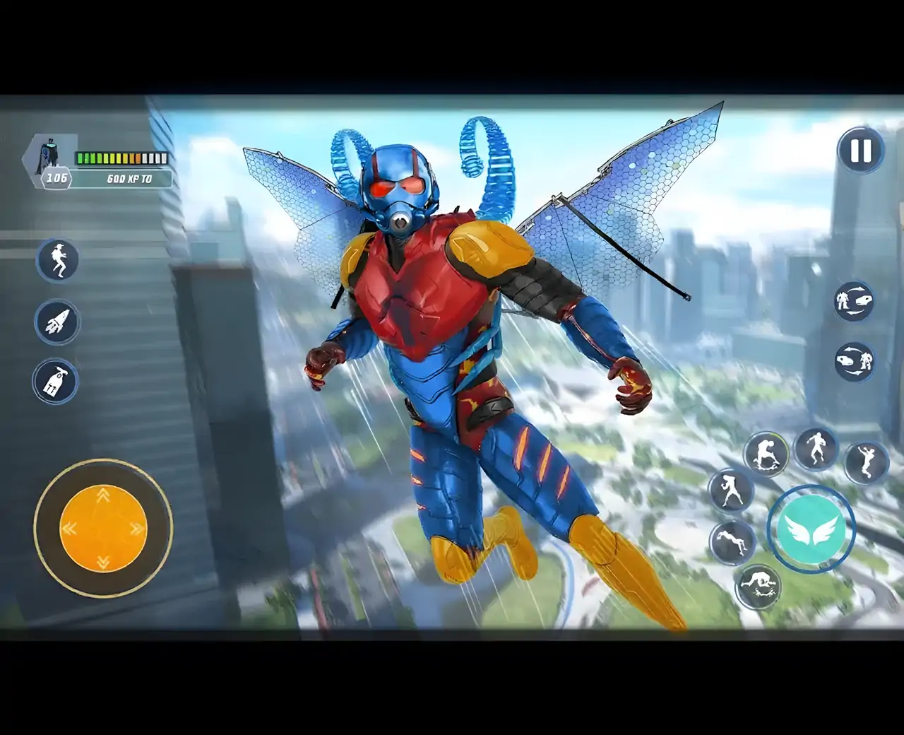 超级飞行英雄战斗机游戏