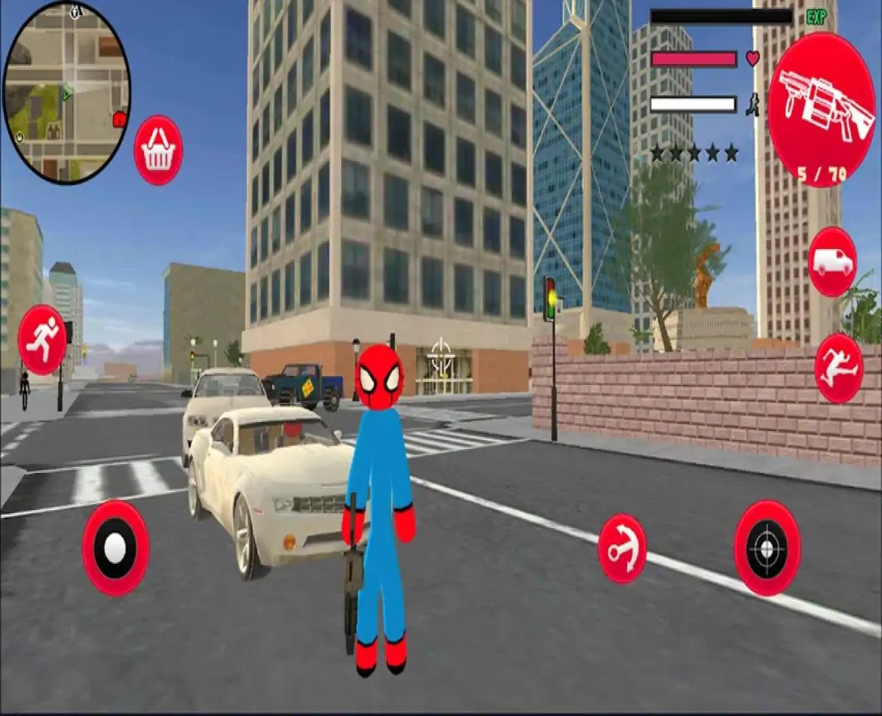 蜘蛛英雄火柴人绳英雄棍FPS