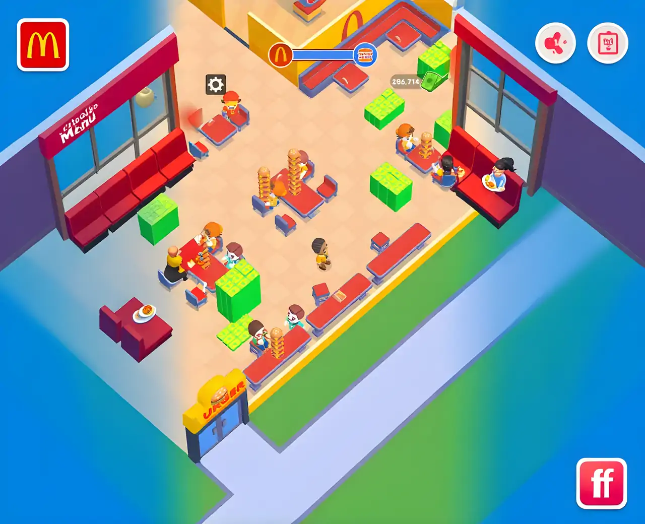 我的汉堡店游戏