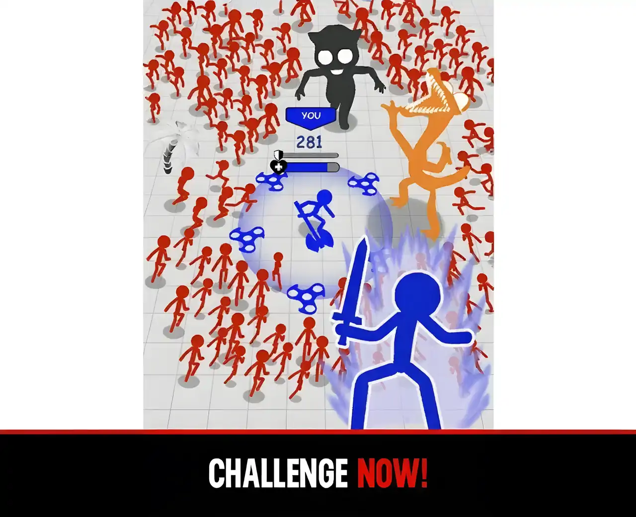 火柴人生存：强大的战争