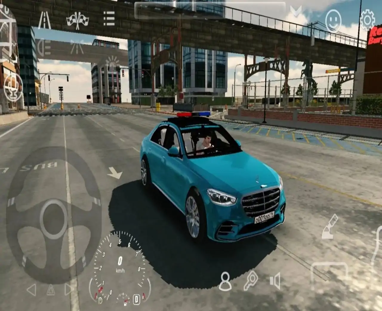 手动挡停车场（奔驰S级模组）