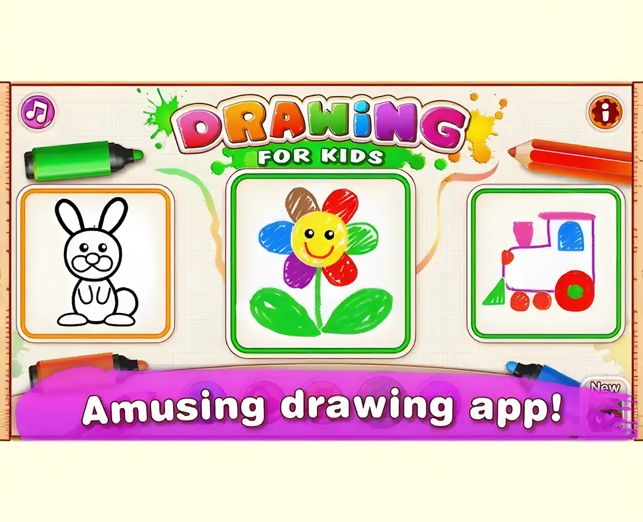 小孩子畫畫兒！免費