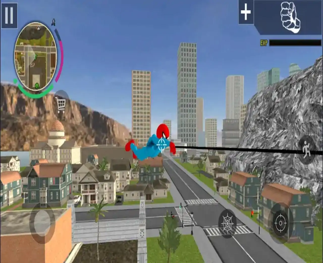 蜘蛛牌绳索英雄开放世界城市歹徒