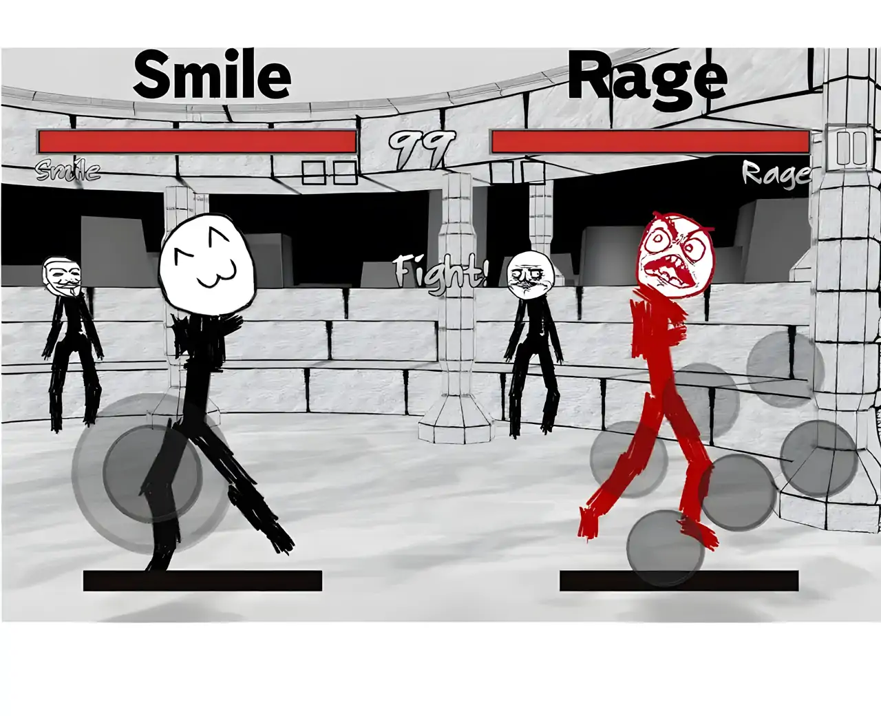 Stickman迷因战斗