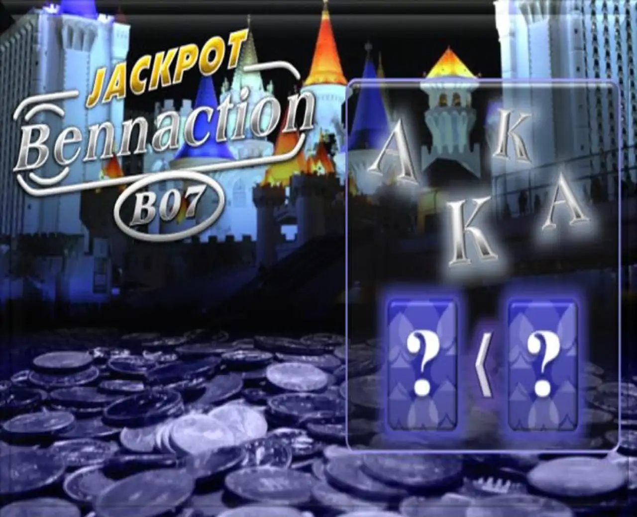 Jackpot Bennaction - B07 : Discover The Mystery Combination