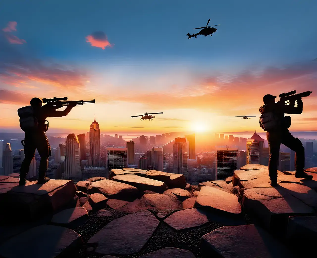 狙击手射击游戏枪战游戏