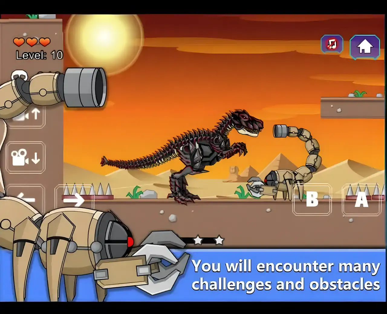 霸王龙化石机器人