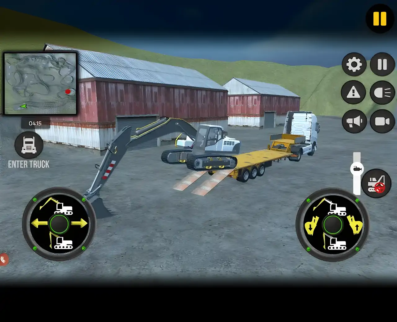 卡车挖掘机模拟器