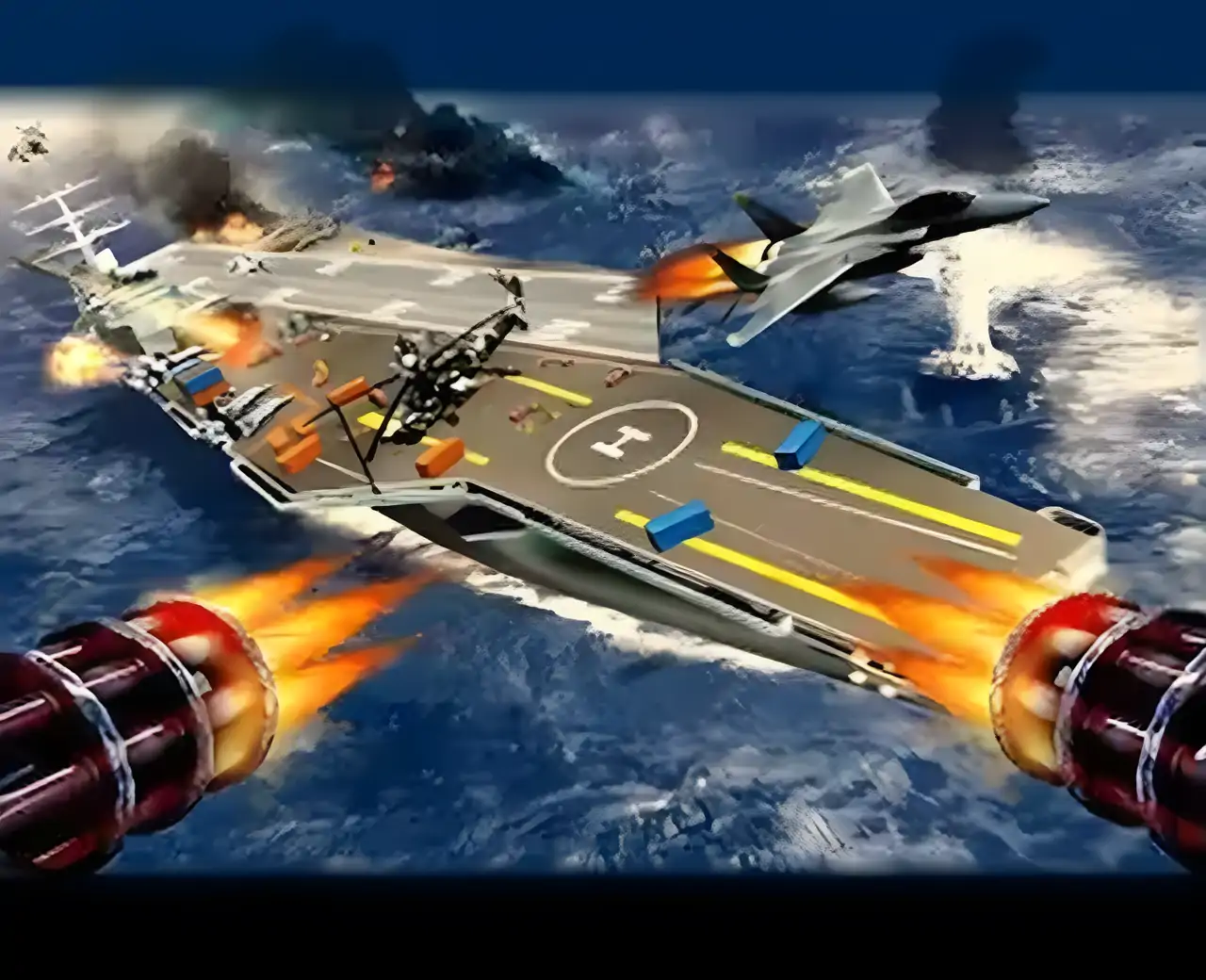 海军炮手开火战争的召唤