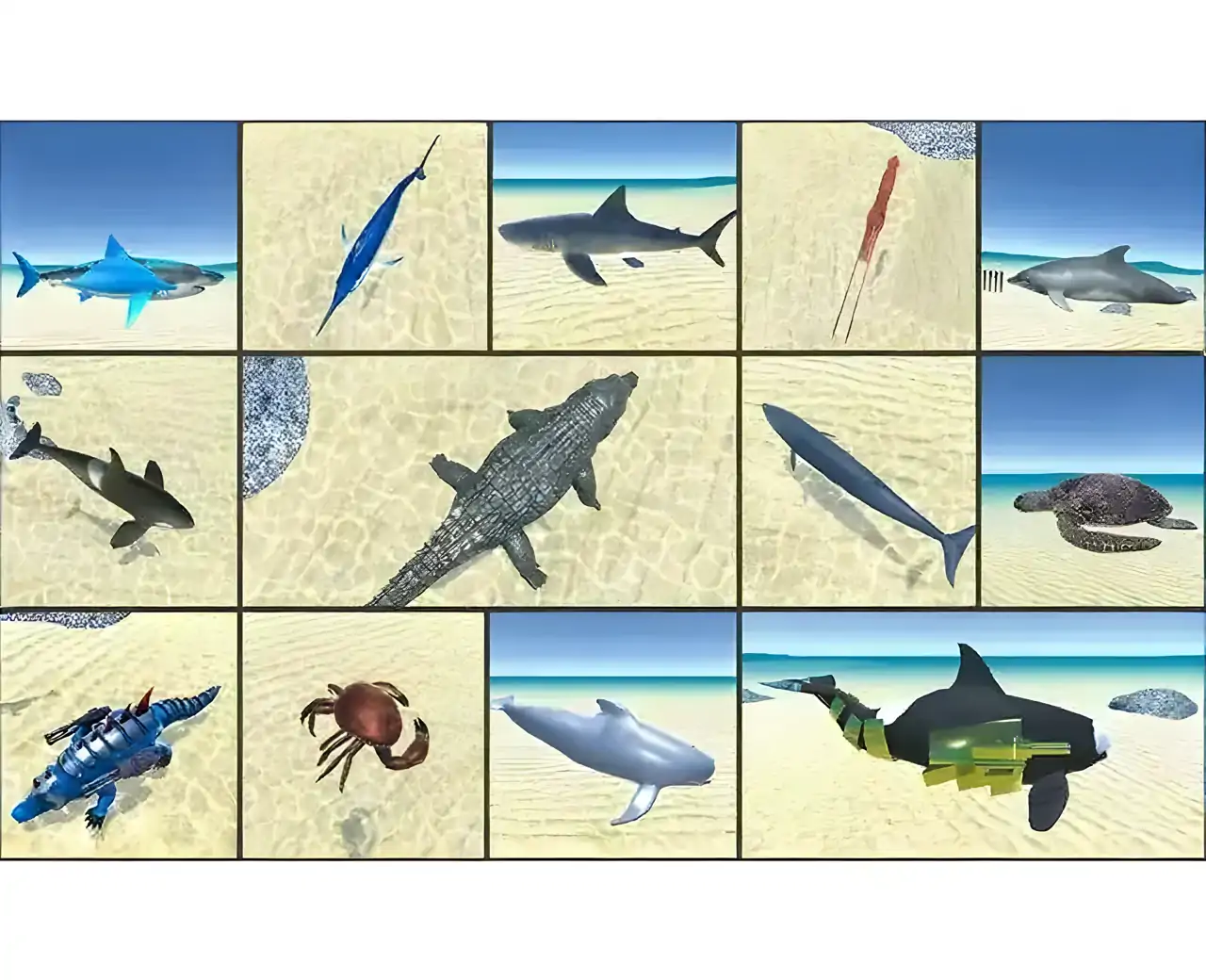 海怪史诗般的战斗模拟器