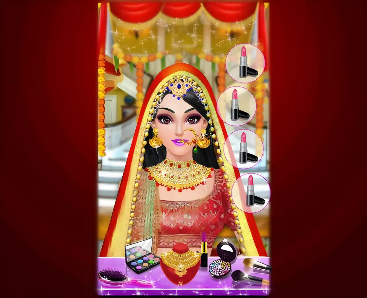 印度新娘换装女孩游戏