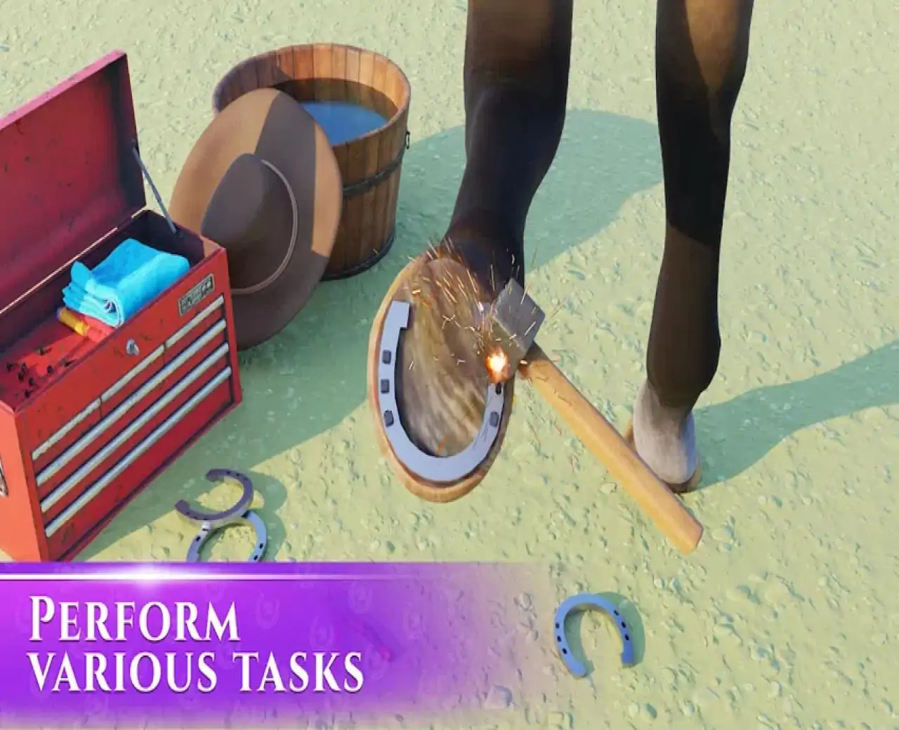 梦幻马场：3D马匹护理大冒险