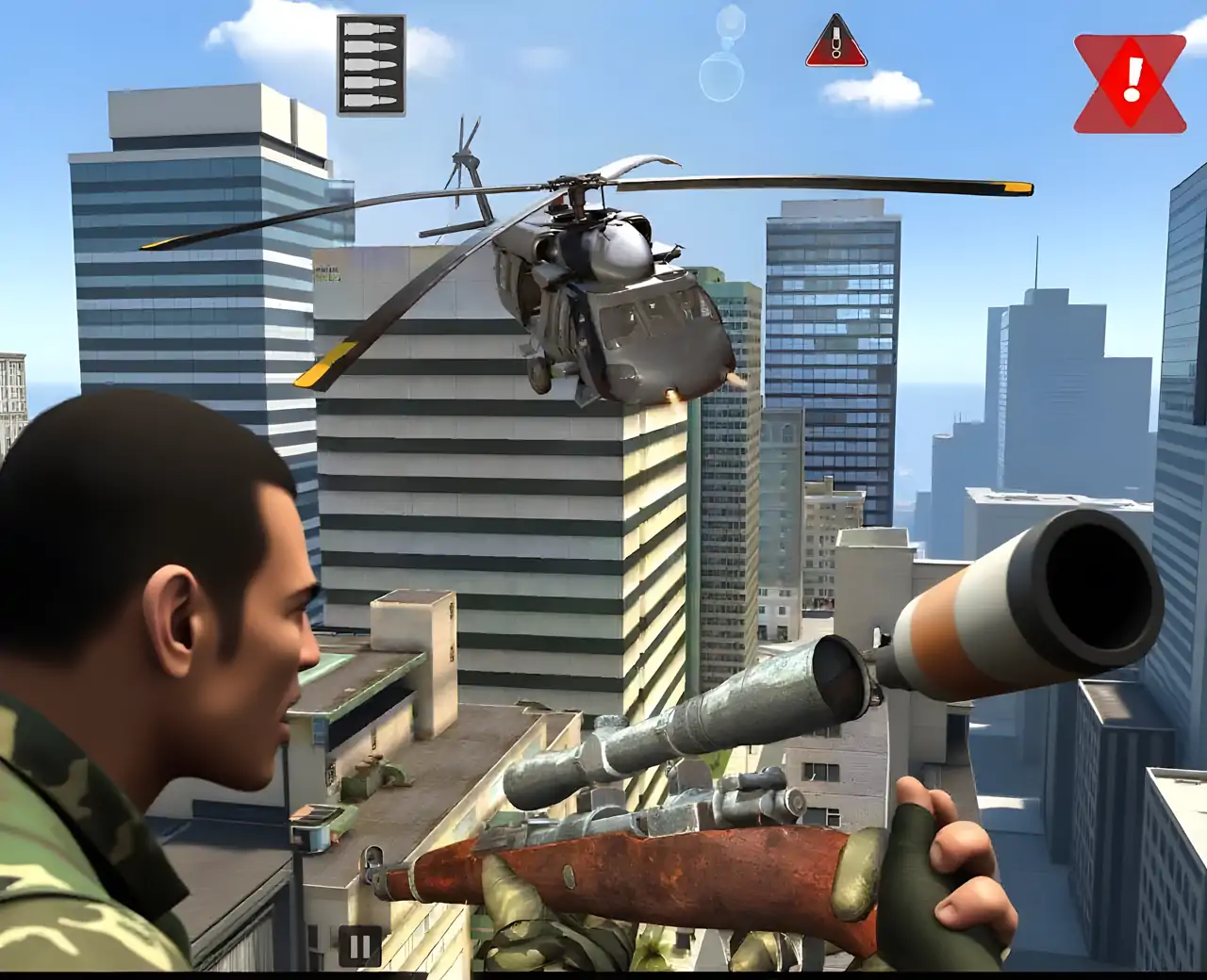 狙击手拍摄3D：枪射击