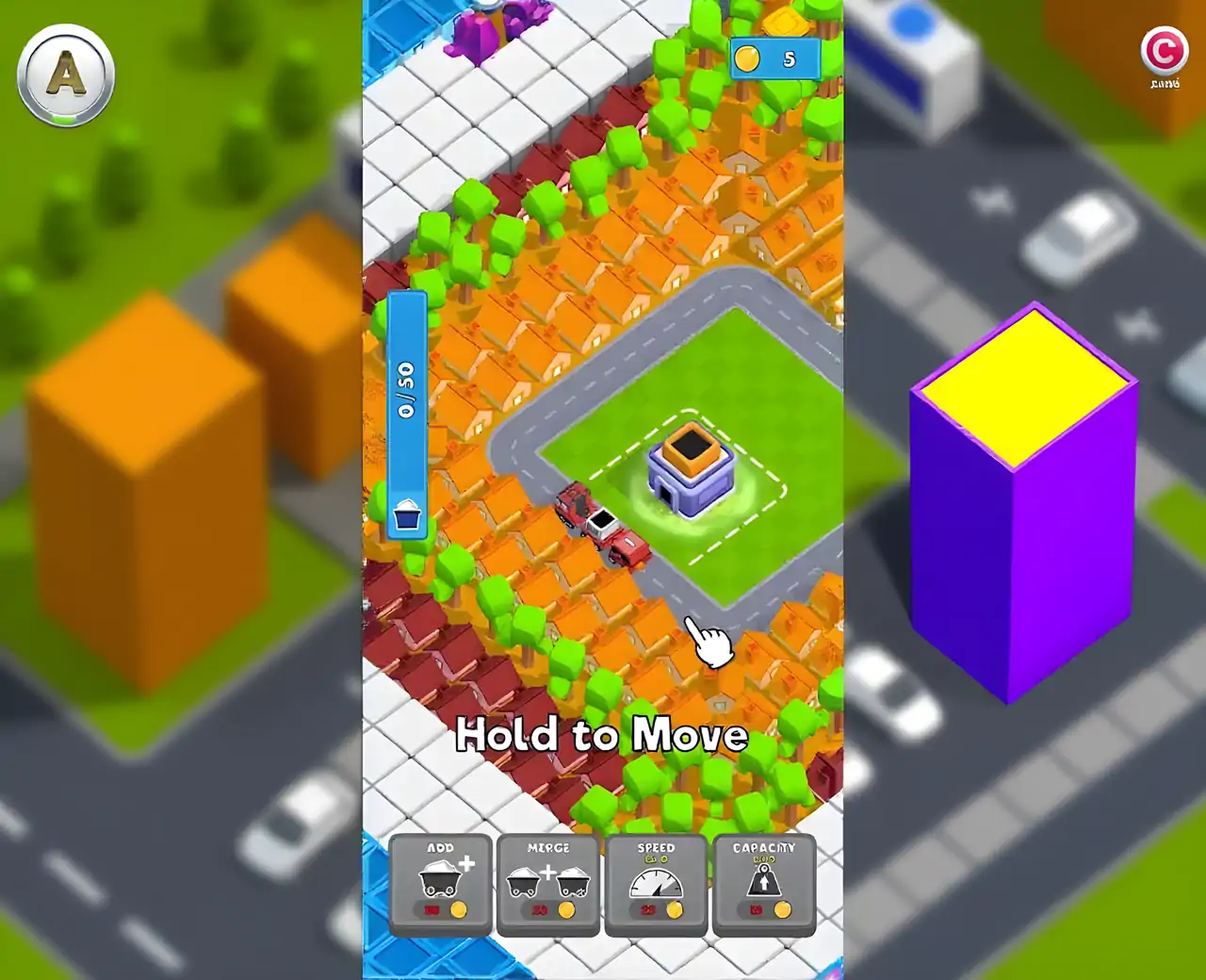 拆除城镇：闲置推土机