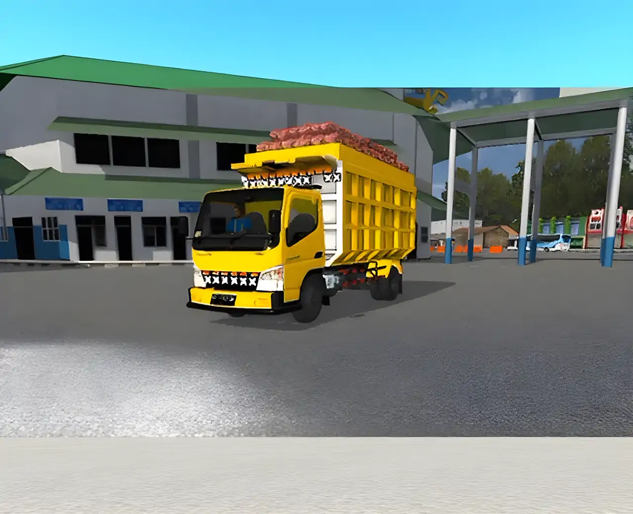 典型的加里曼丹卡车游戏