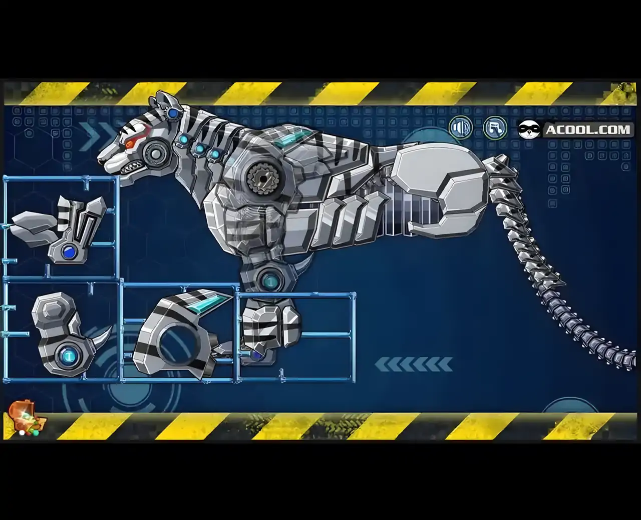 玩具机器人大战：机器白虎