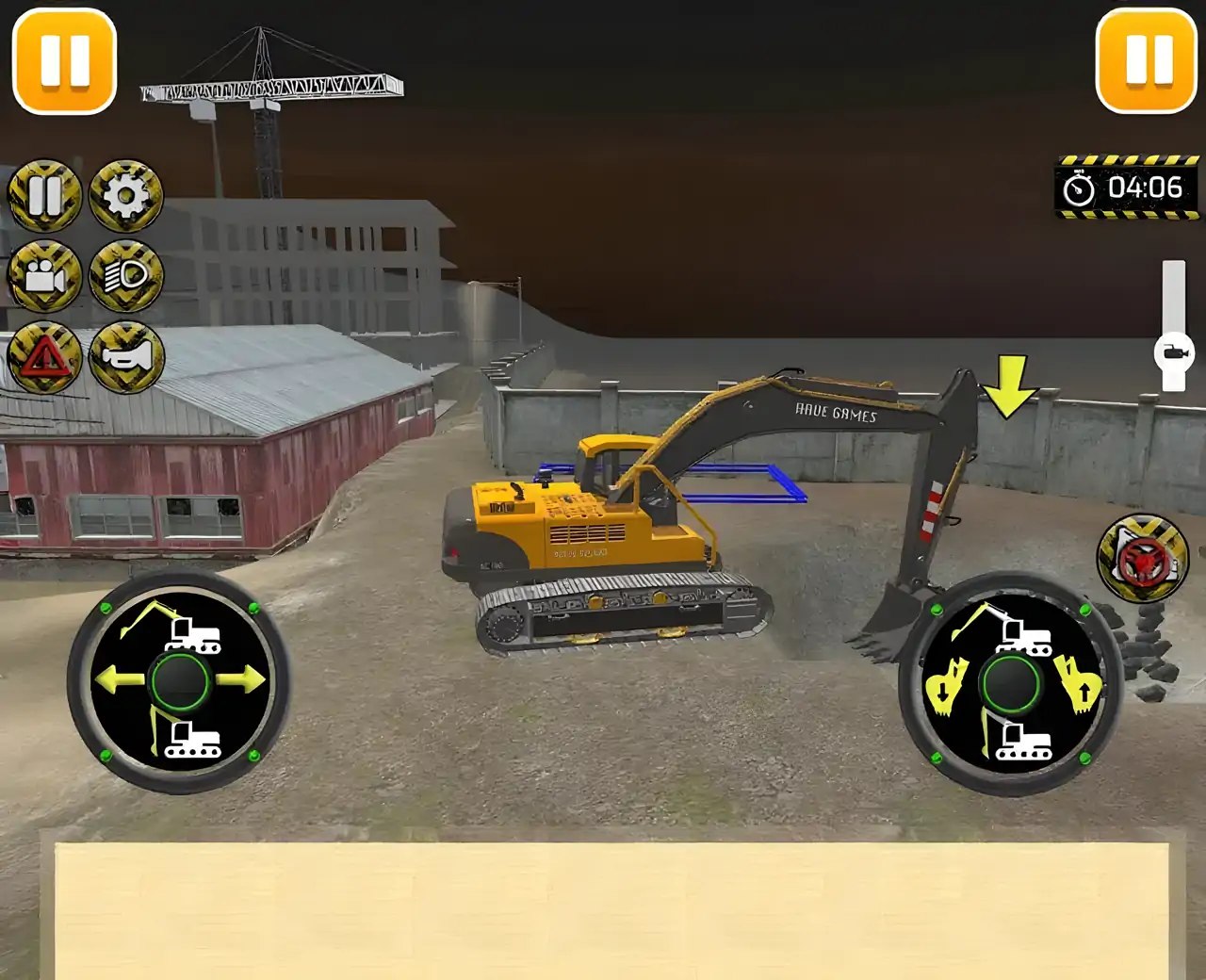 卡车挖掘机模拟器
