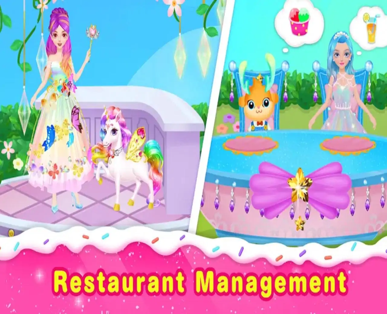 魔法公主独角兽梦幻冰淇淋餐厅