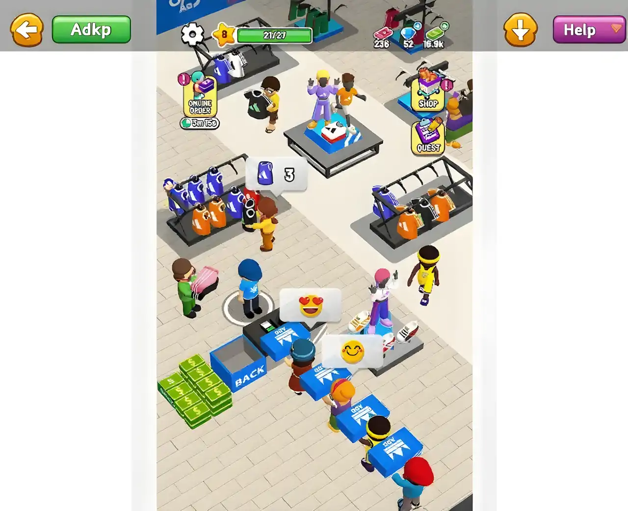 我的完美服饰店：购物中心