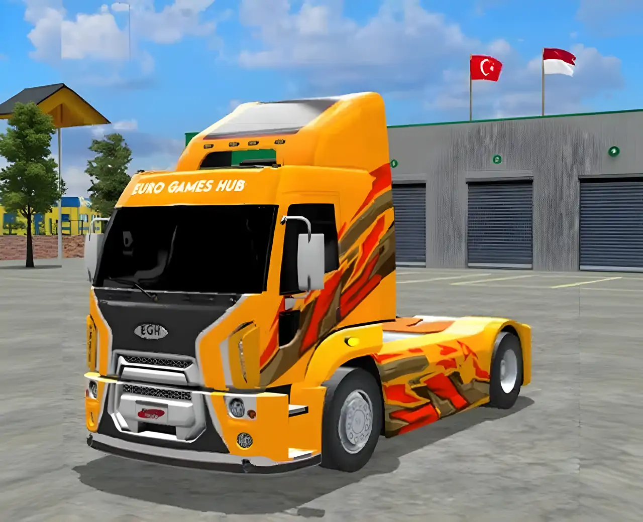 城市货运卡车运输