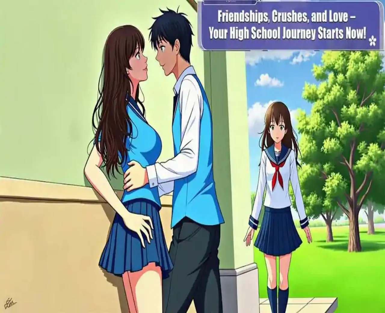 动漫游戏高中爱3D