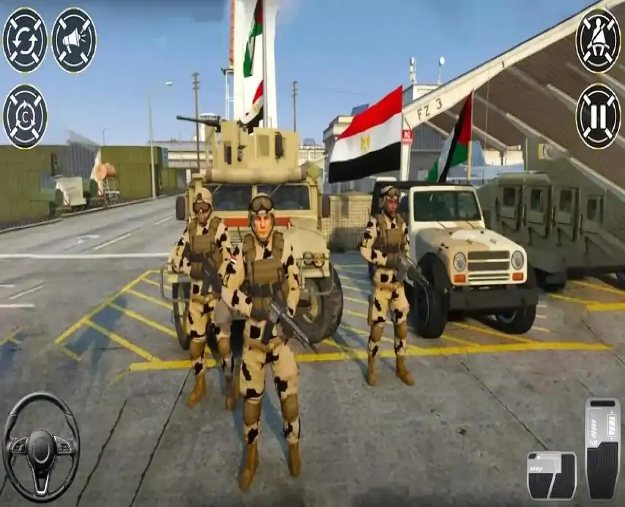 越野陆军货运卡车游戏