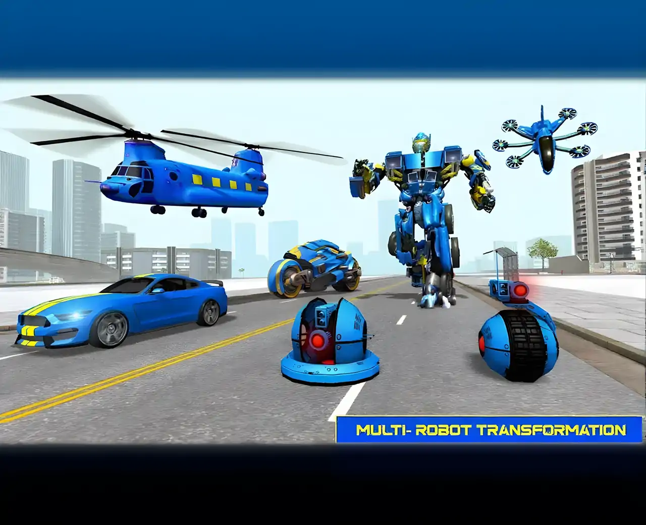 警察货机机器人战斗