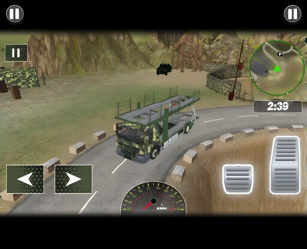 陆军卡车运输游戏