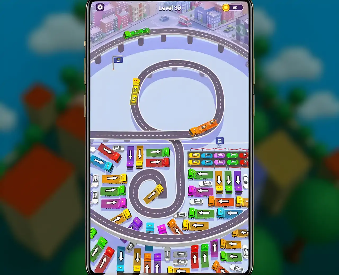 迷你汽车堵塞：停车难题