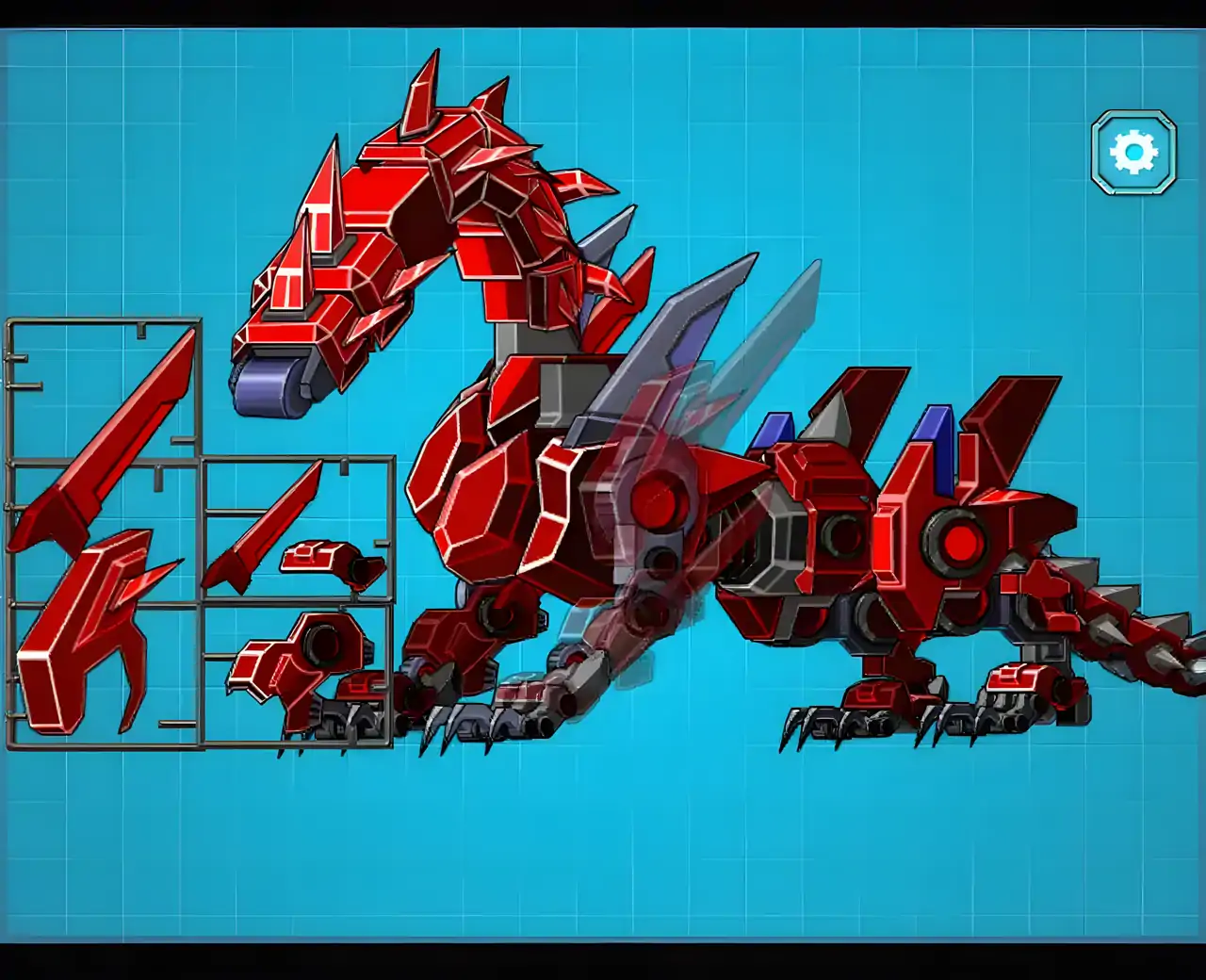 拼装机器烈焰龙