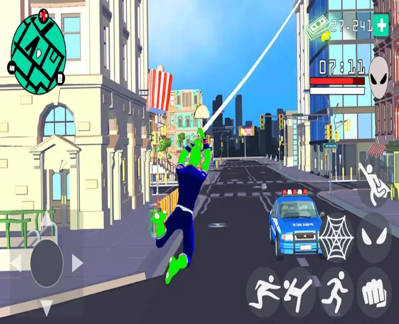 蜘蛛英雄超级绳索帮派