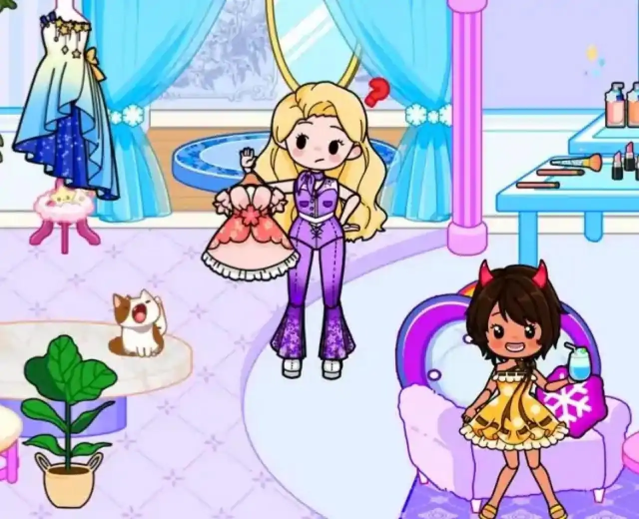 公主小镇：娃娃女孩游戏