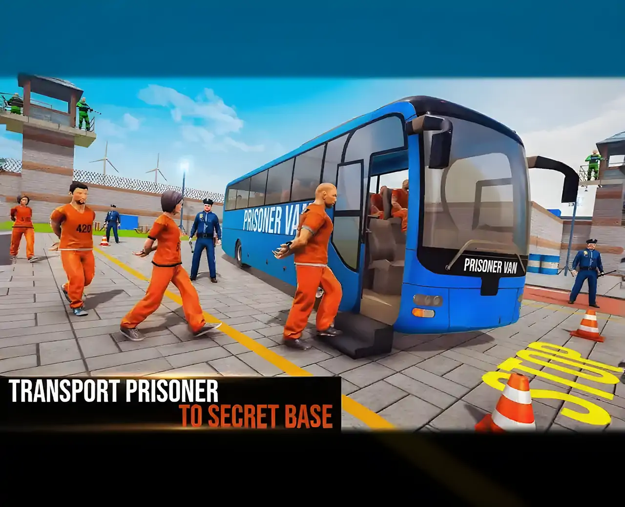 监狱巴士驾驶模拟器