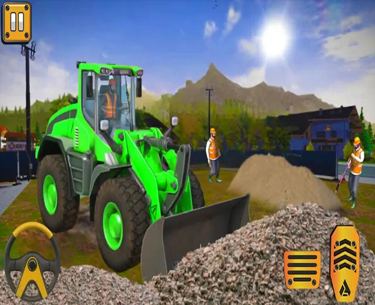 起重机城市模拟挖掘机游戏