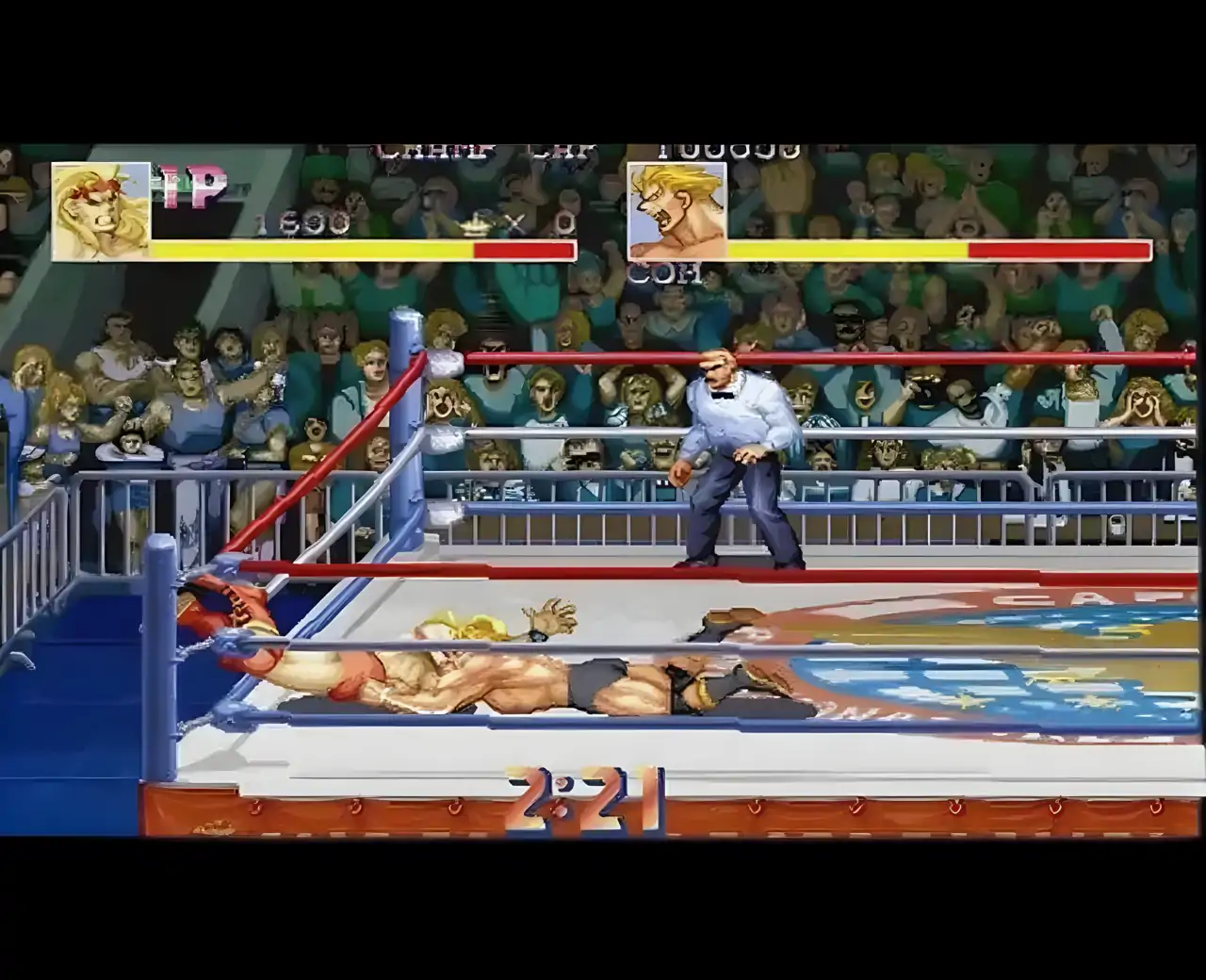 摔跤霸王（街机游戏）