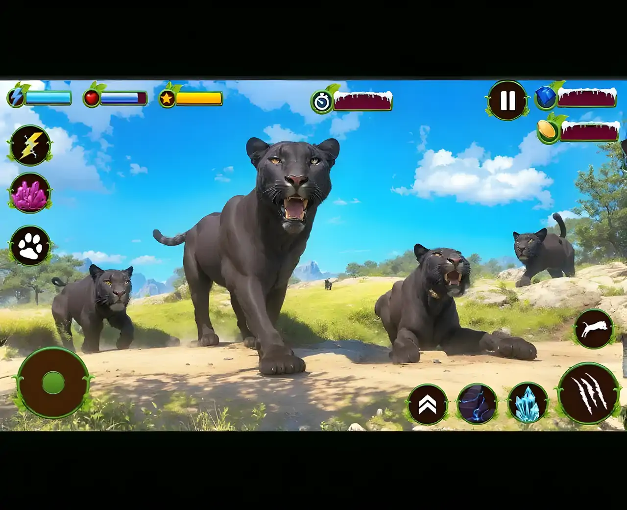 野豹家庭生活游戏