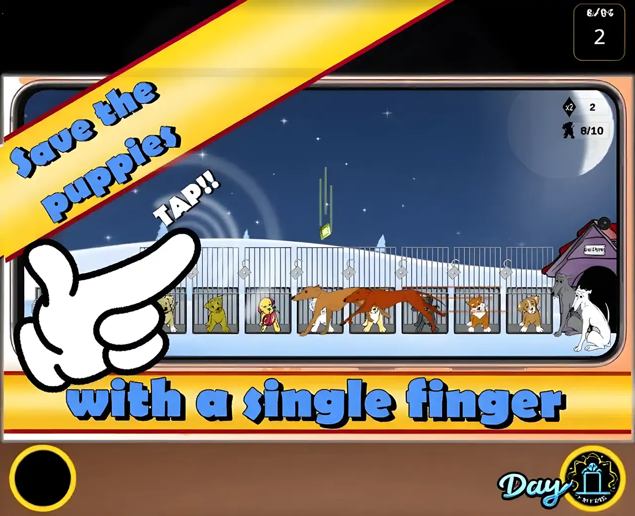 狗和小狗：打扮它们